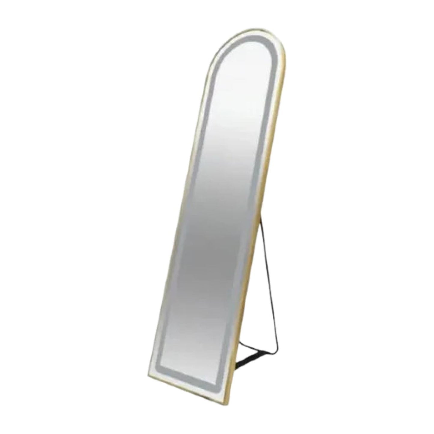 Espejo Led Dorado 160 Cm X 50 Cm