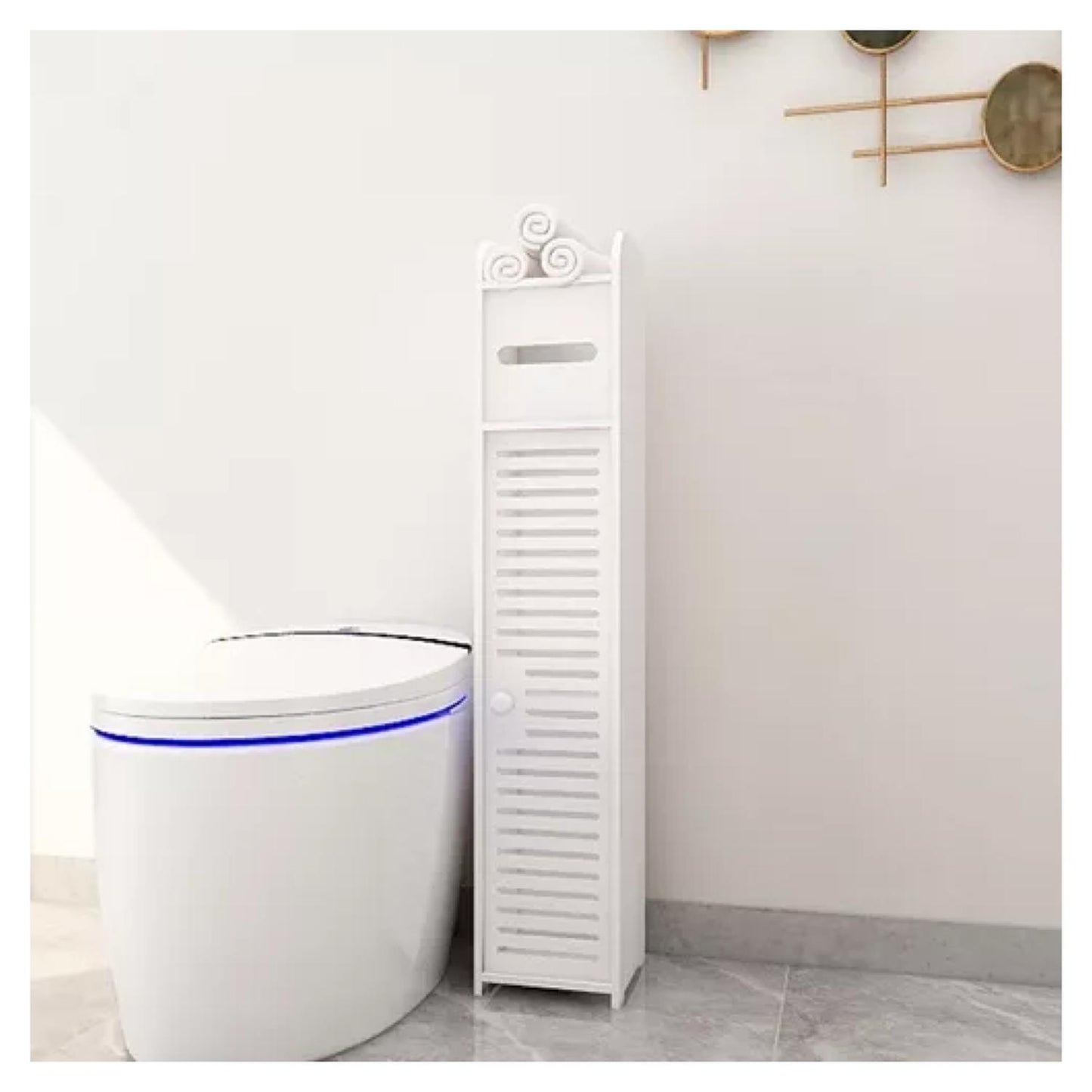 Estante Organizador De Baño Blanco