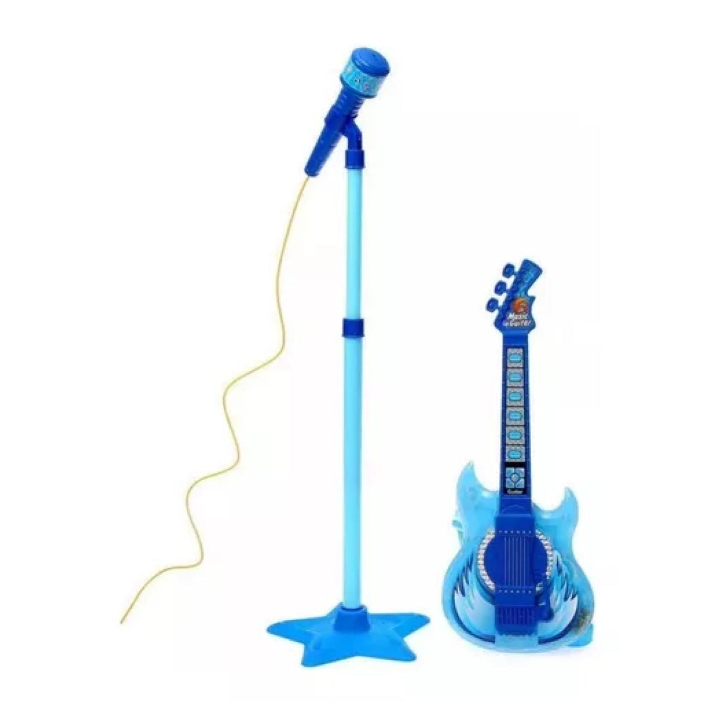 Juguete Guitarra Infantil con Micrófono y Pedestal