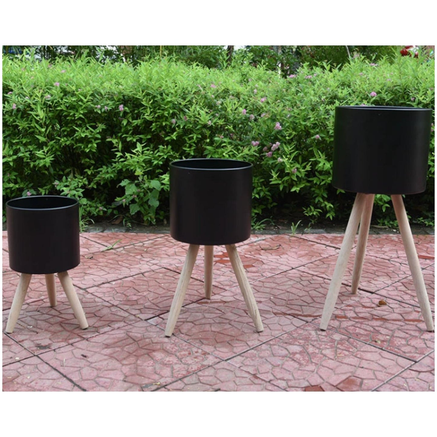 Maceteros Modernos Pack De 3 Unidades