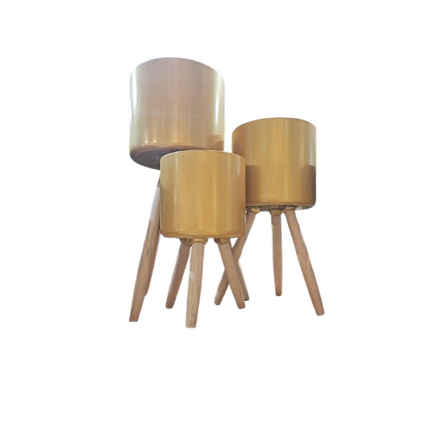 Maceteros Modernos Pack De 3 Unidades