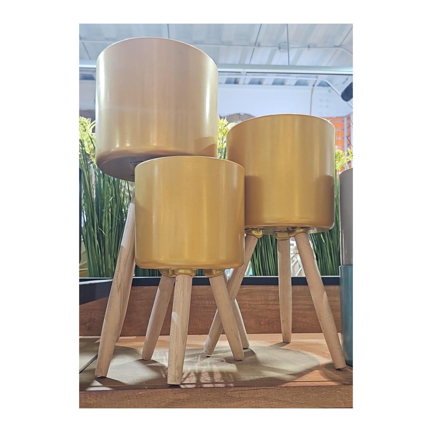 Maceteros Modernos Pack De 3 Unidades