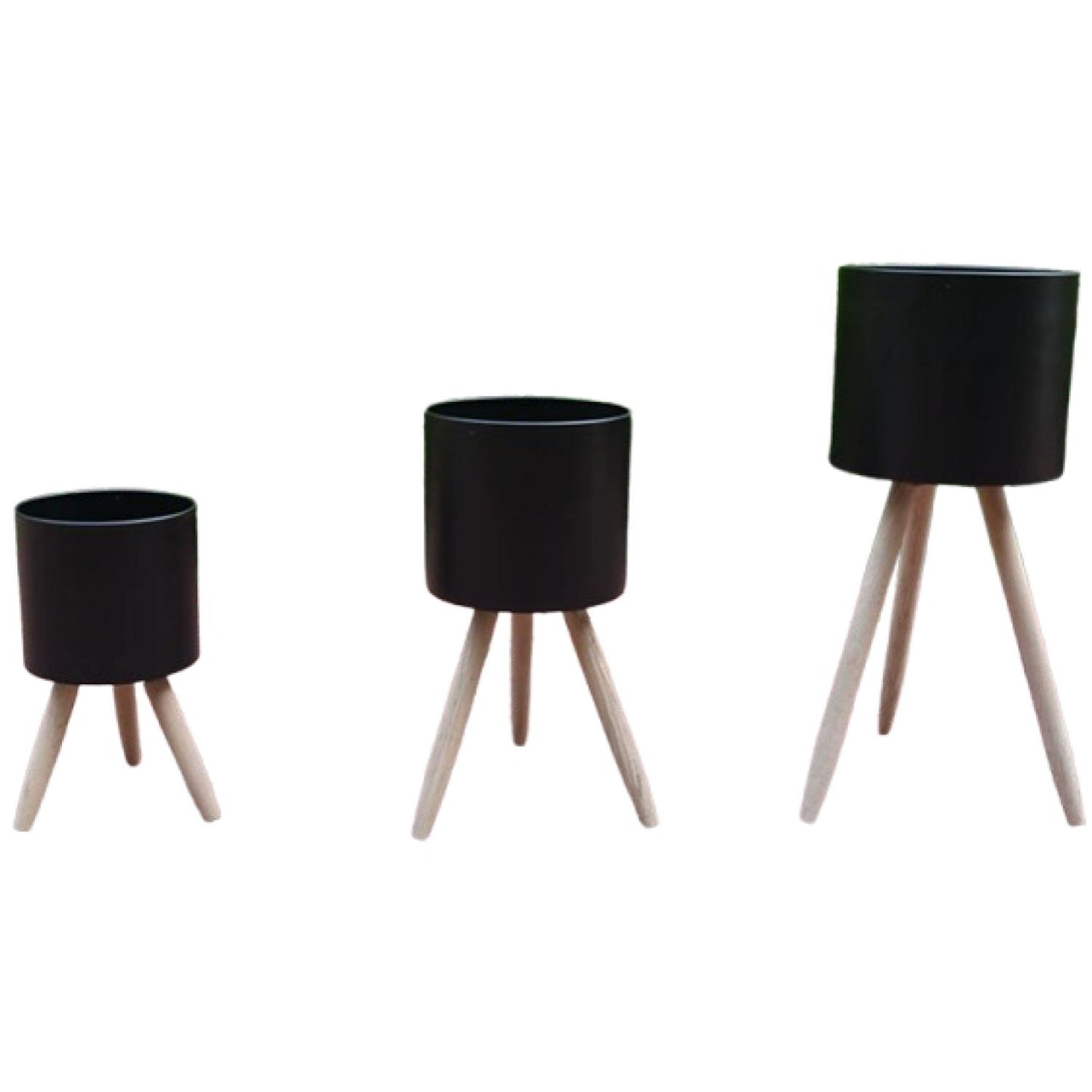 Maceteros Modernos Pack De 3 Unidades