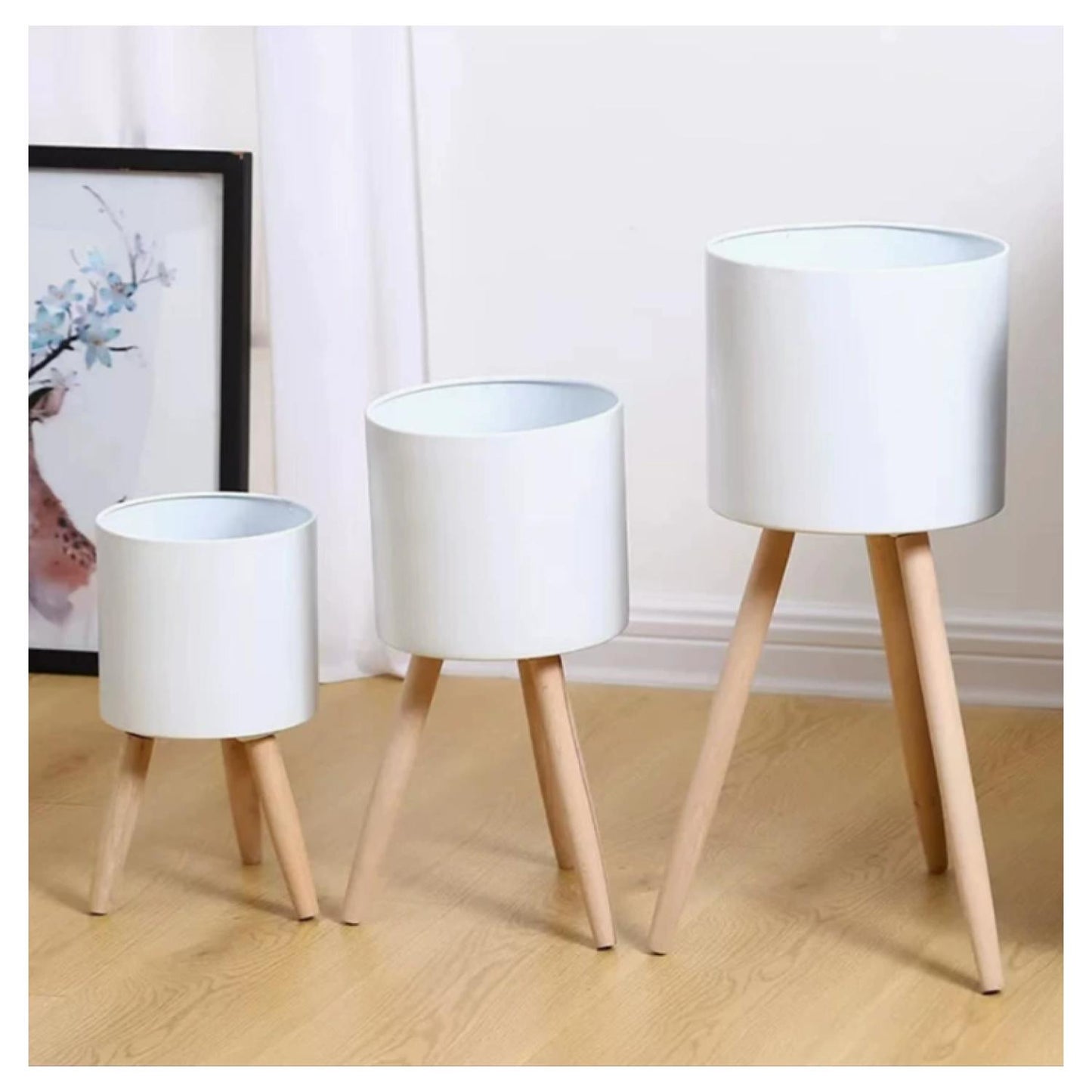 Maceteros Modernos Pack De 3 Unidades