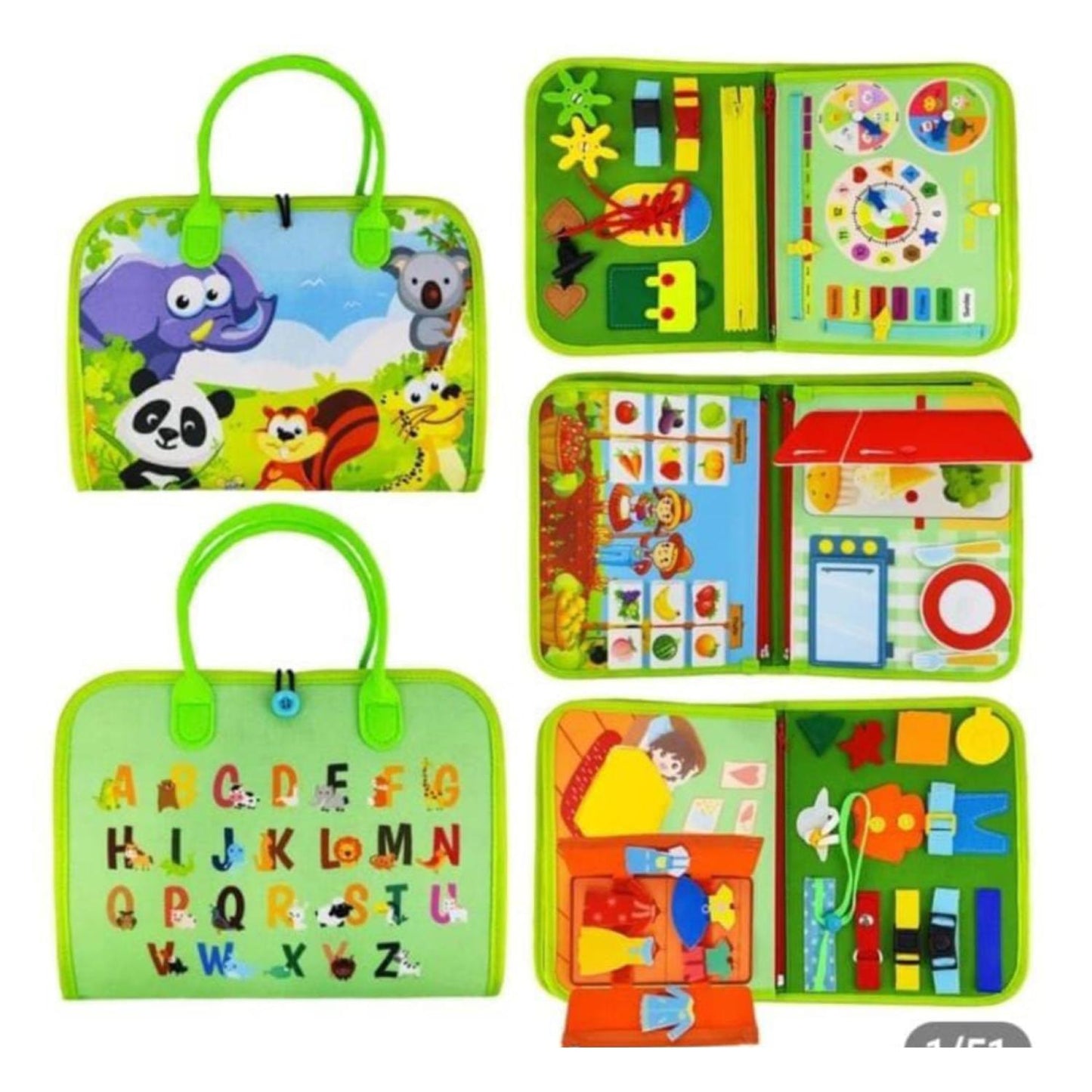 Maleta De Juego Sensorial Didáctico Para Bebés