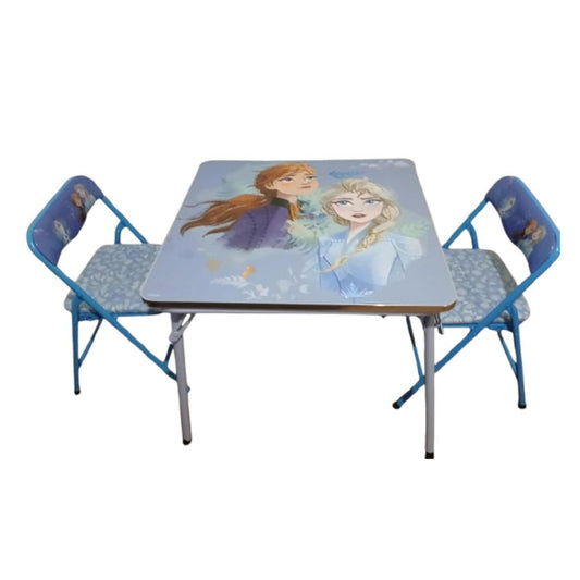 Mesa Plegable Con 2 Sillas Para Niño Disney