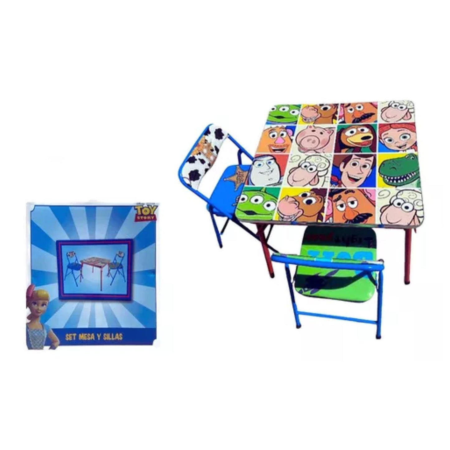 Mesa Plegable Con 2 Sillas Para Niño Disney