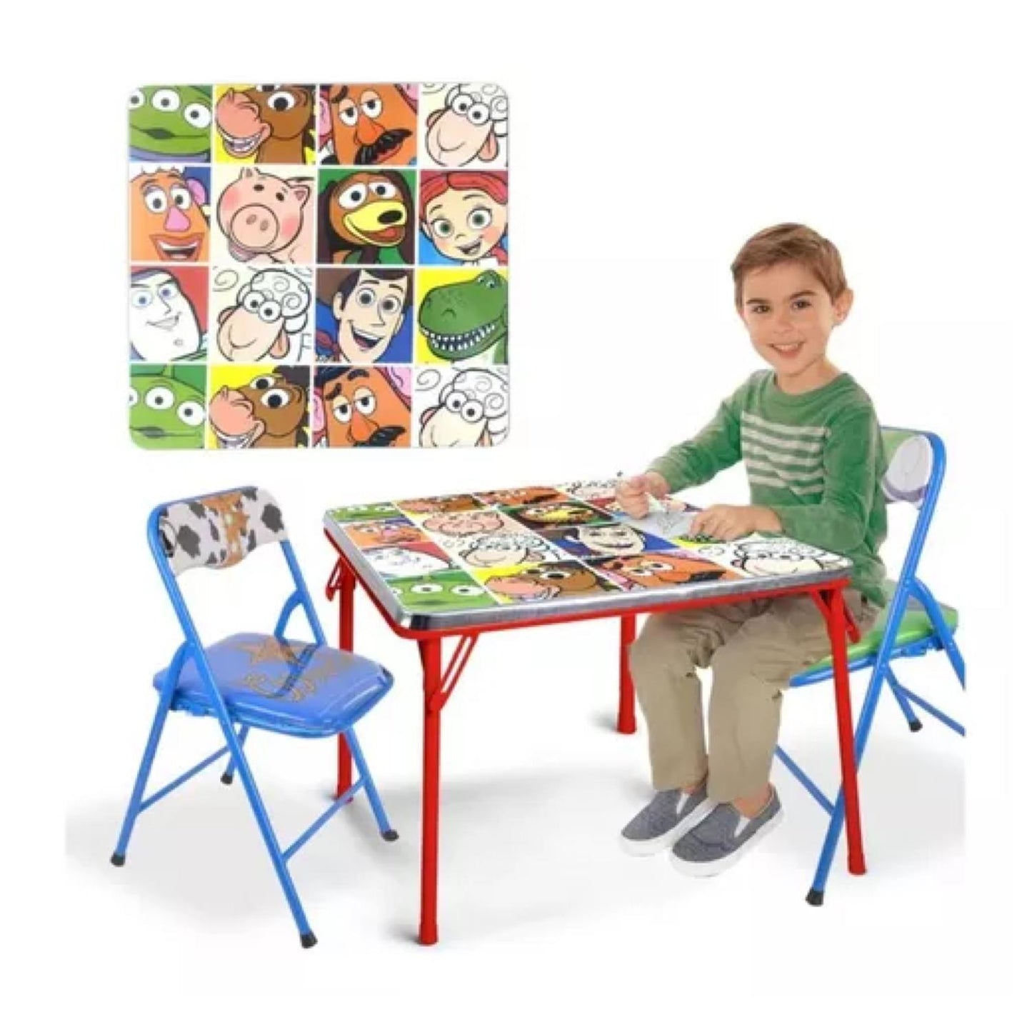 Mesa Plegable Con 2 Sillas Para Niño Disney