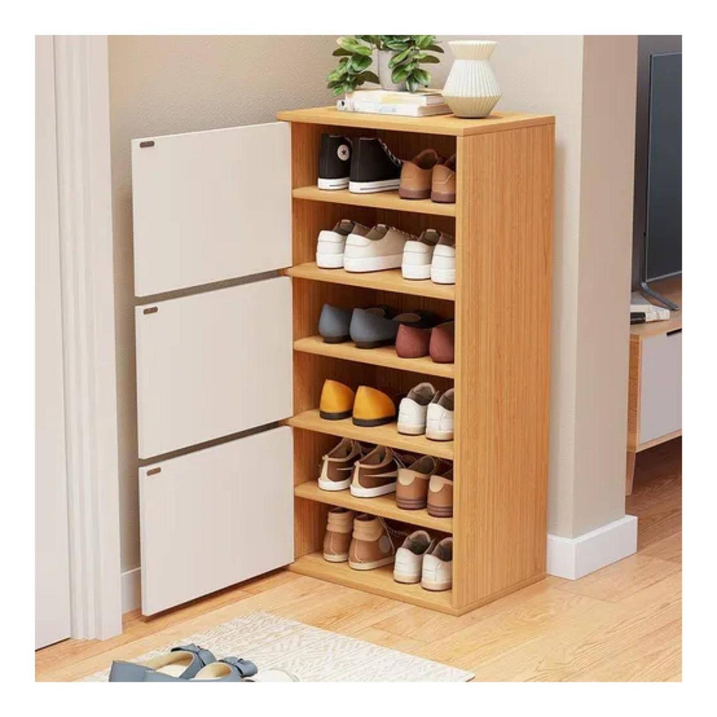 Organizador De Zapatos Gabinete 3 Puertas