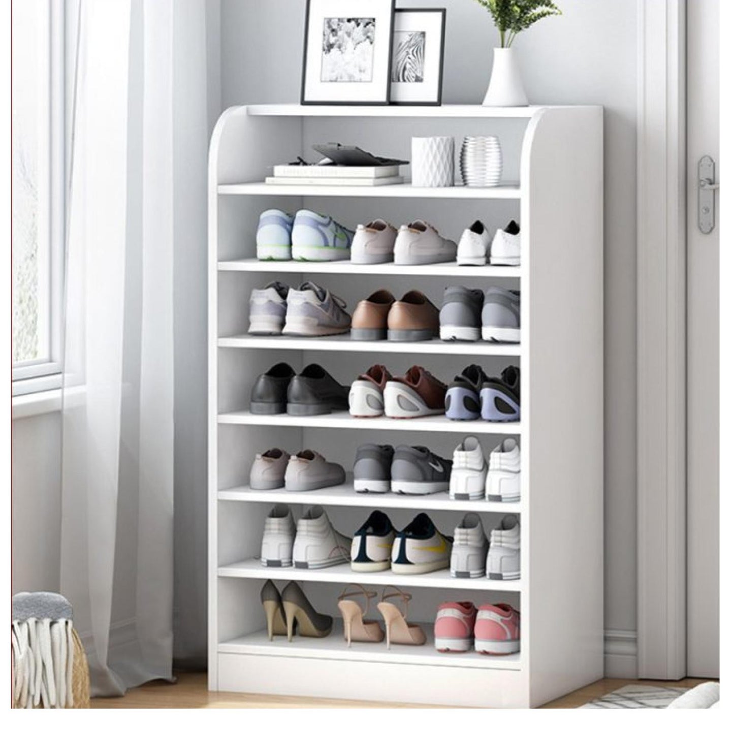 Organizador De Zapatos Horizontal Blanco
