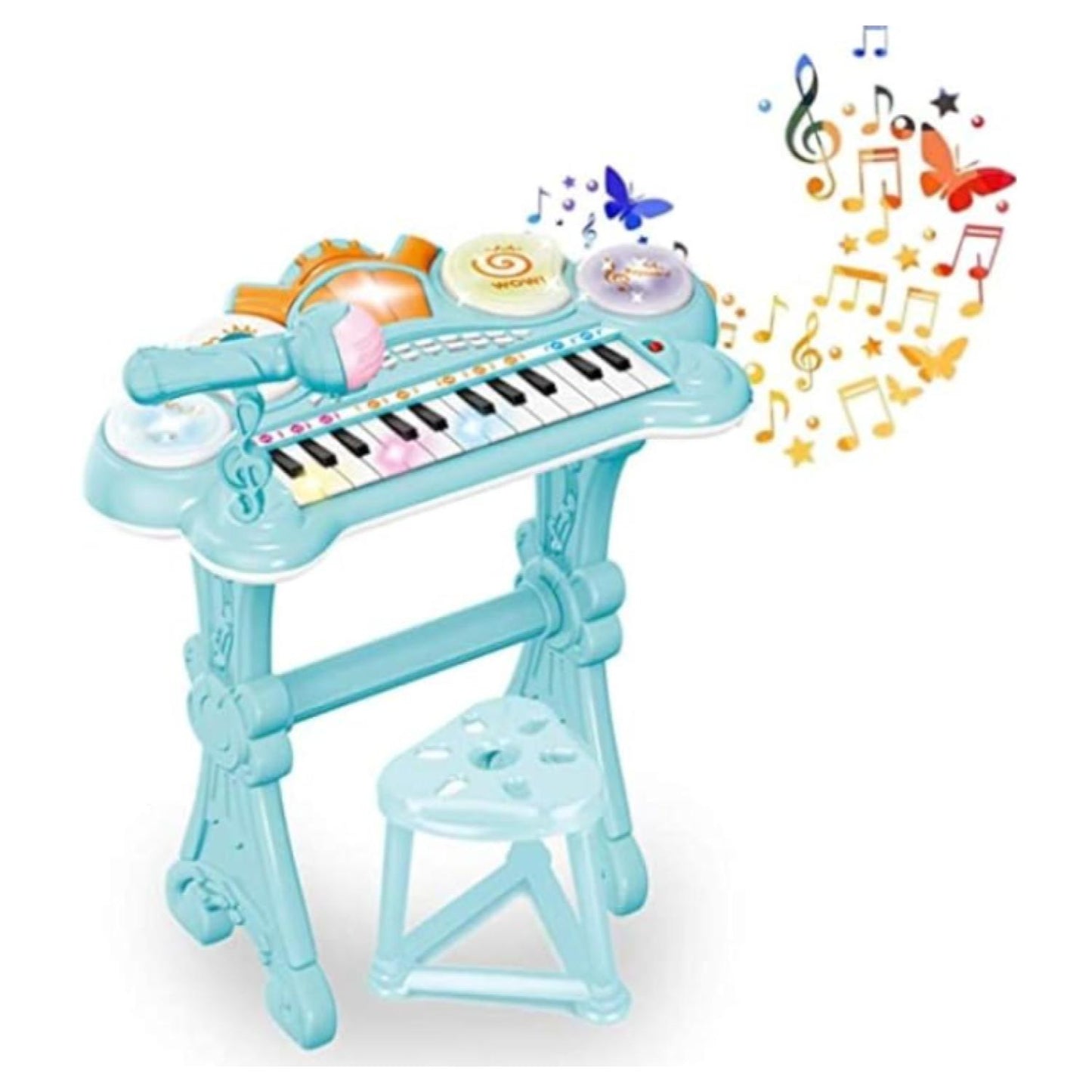 Juguete Piano Musical Niños Con Microfono