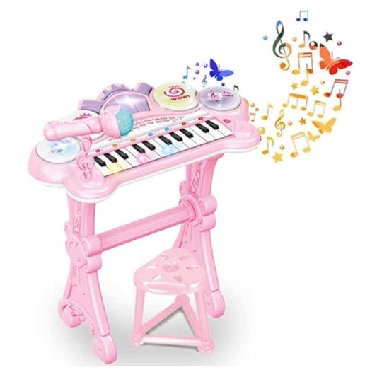 Juguete Piano Musical Niños Con Microfono