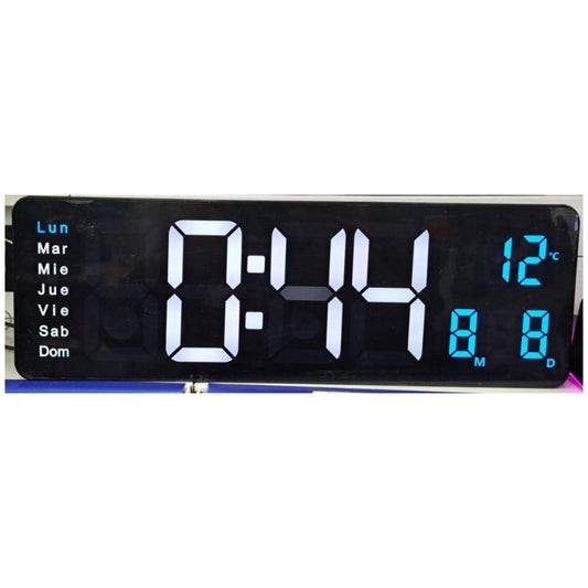 Reloj De Pared Digital Decorativo Led