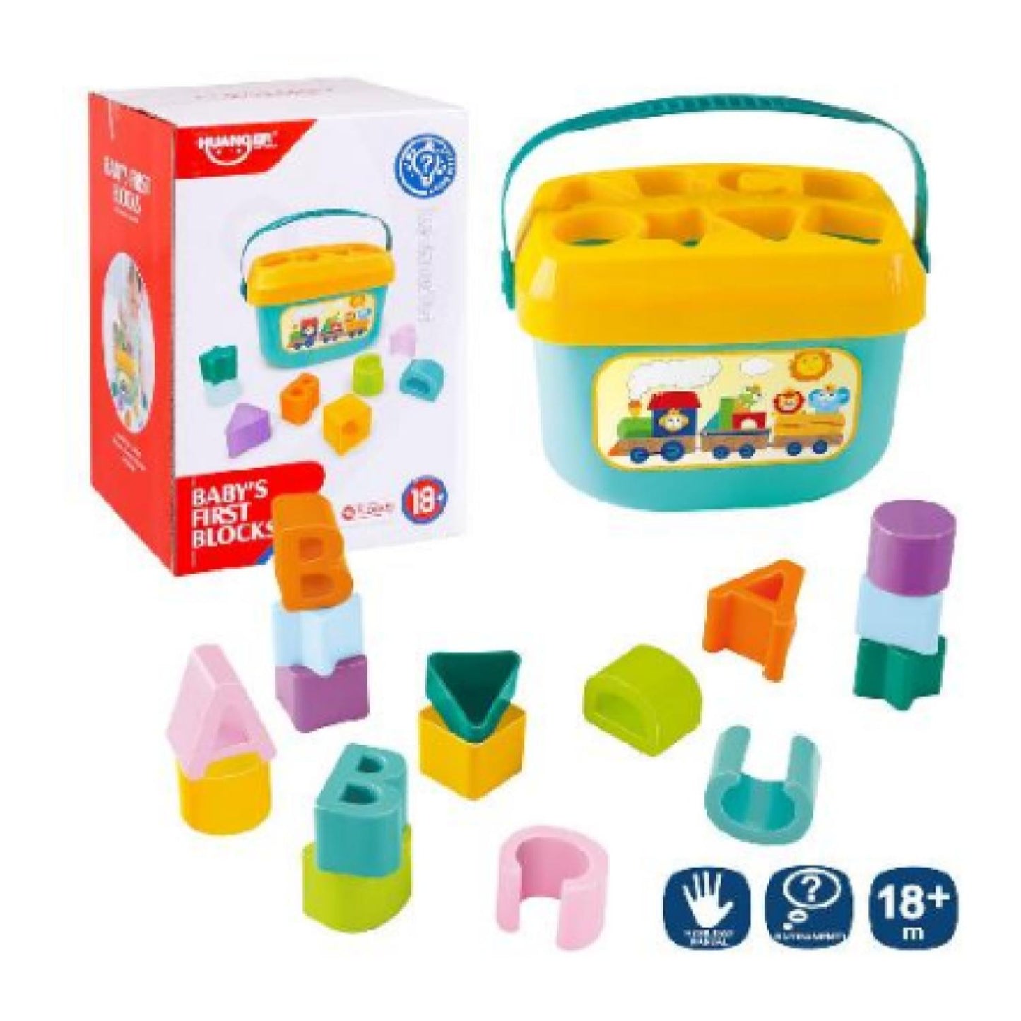 Juguete Bloques De Construcción Para Bebés 16 Pzs