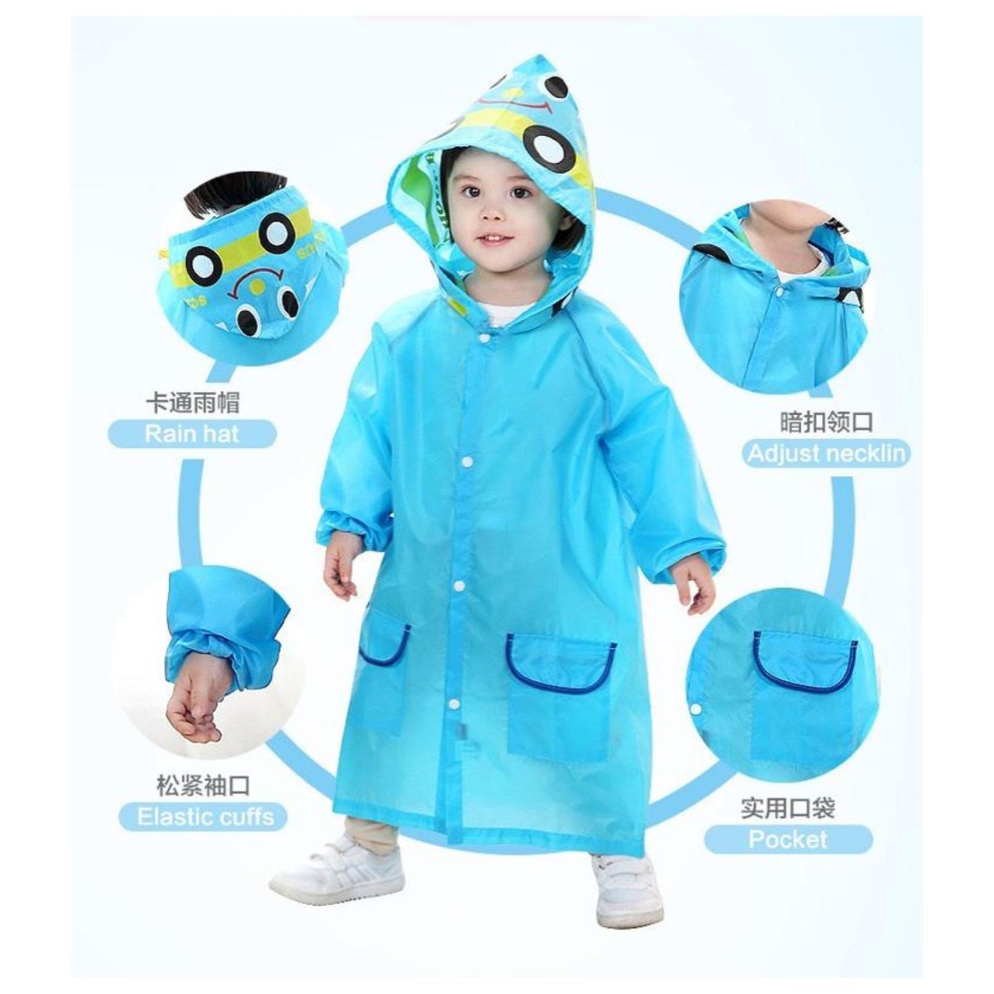 Capa Impermeable De Lluvia Para Niños