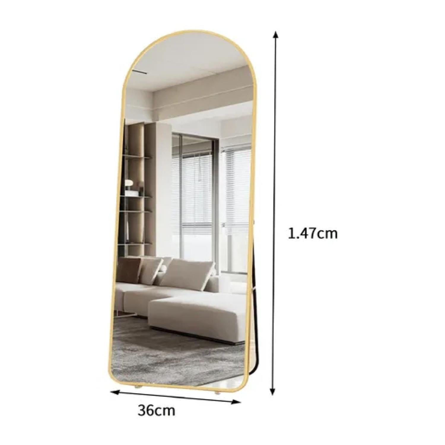 Espejo Decorativo De Pared Acero Inoxidable