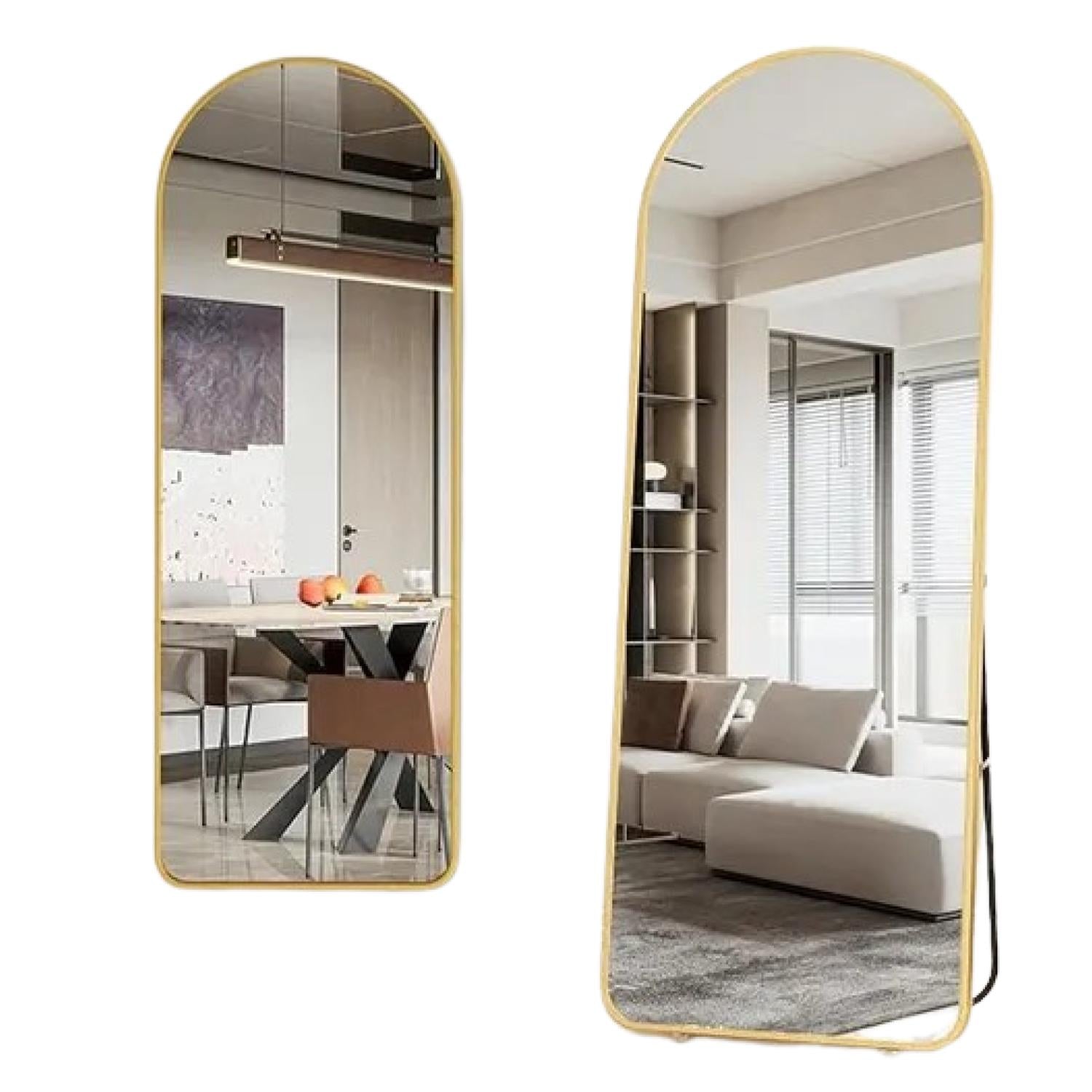 Espejo Decorativo De Pared Acero Inoxidable