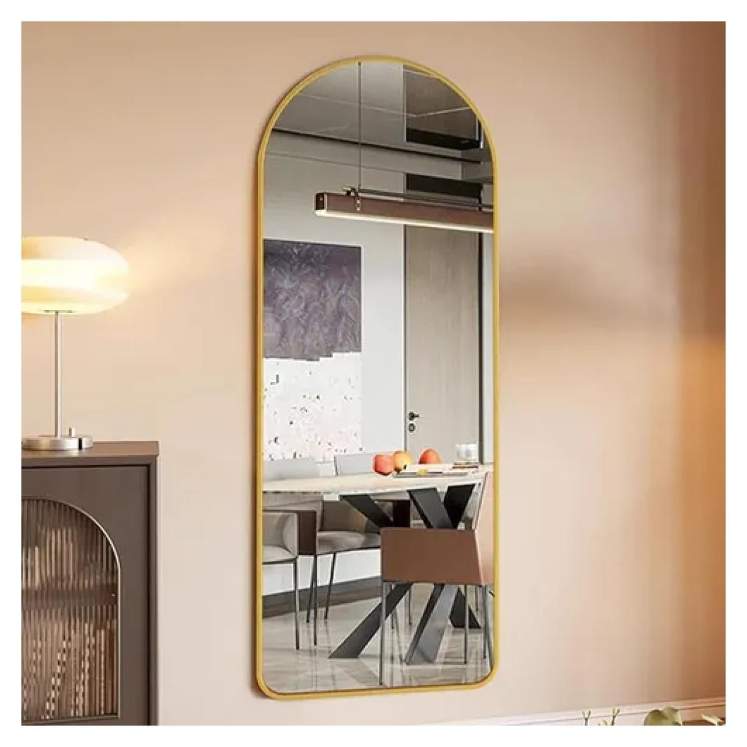 Espejo Decorativo De Pared Acero Inoxidable