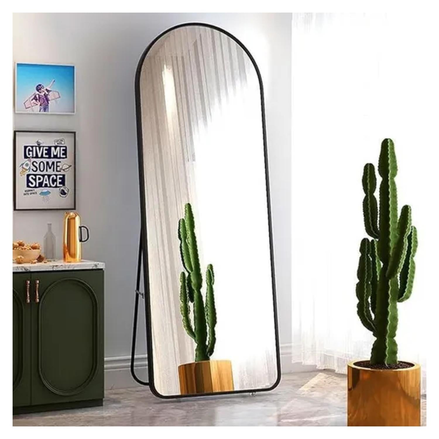 Espejo Decorativo De Pared Acero Inoxidable