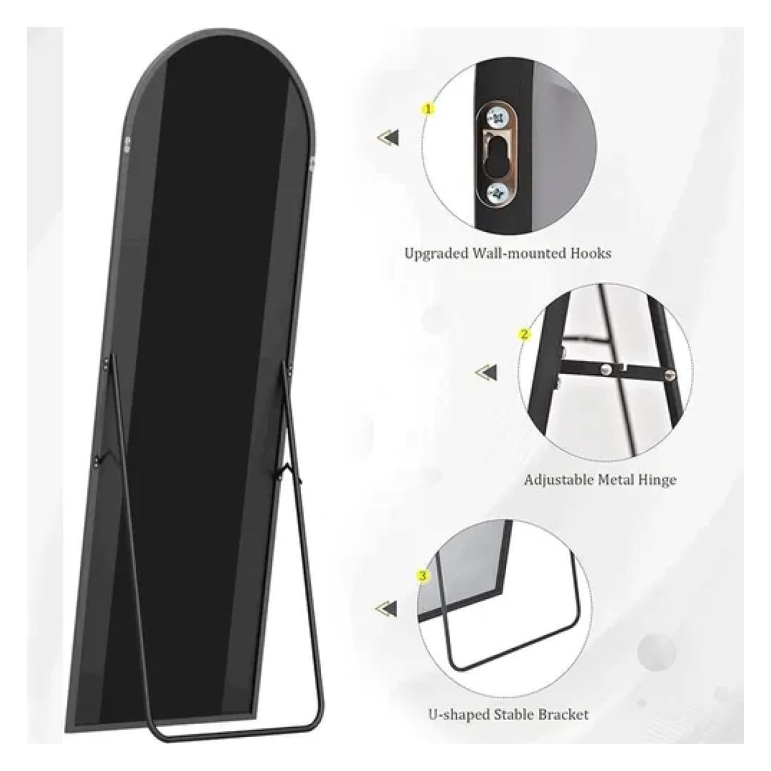 Espejo Decorativo De Pared Acero Inoxidable