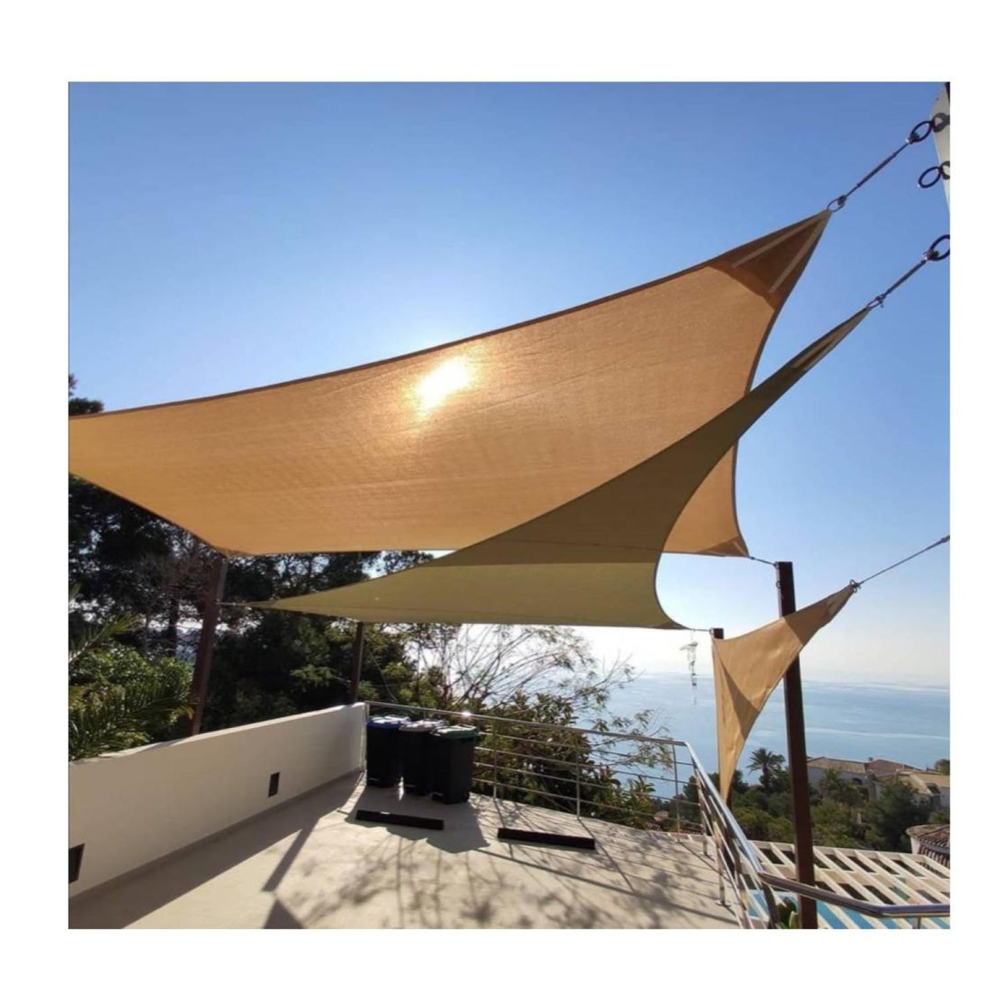 Toldo Vela Cuadrado 5 x 5 Metros